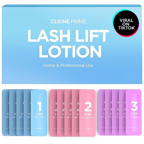 Clione Prime Lash Lift Lotion - Eyebrow Lamination & Eyelash Perm For Home & Professional Use