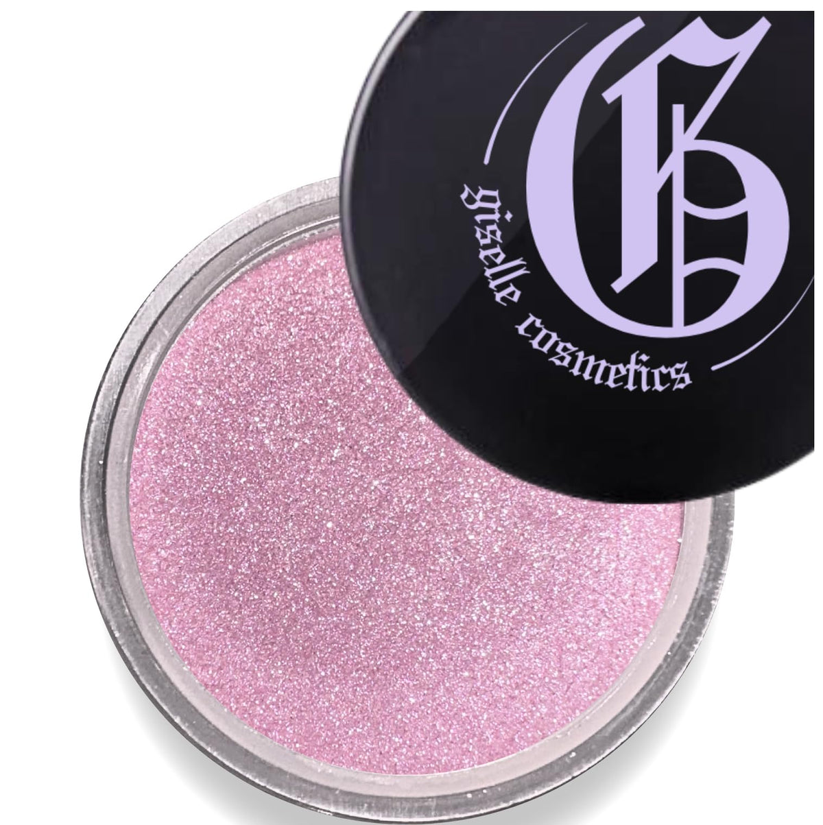 Giselle Cosmetics Baby Pink Organic Eyeshadow - Non-Toxic Talc-Free Shimmer Powder 0.11 Oz