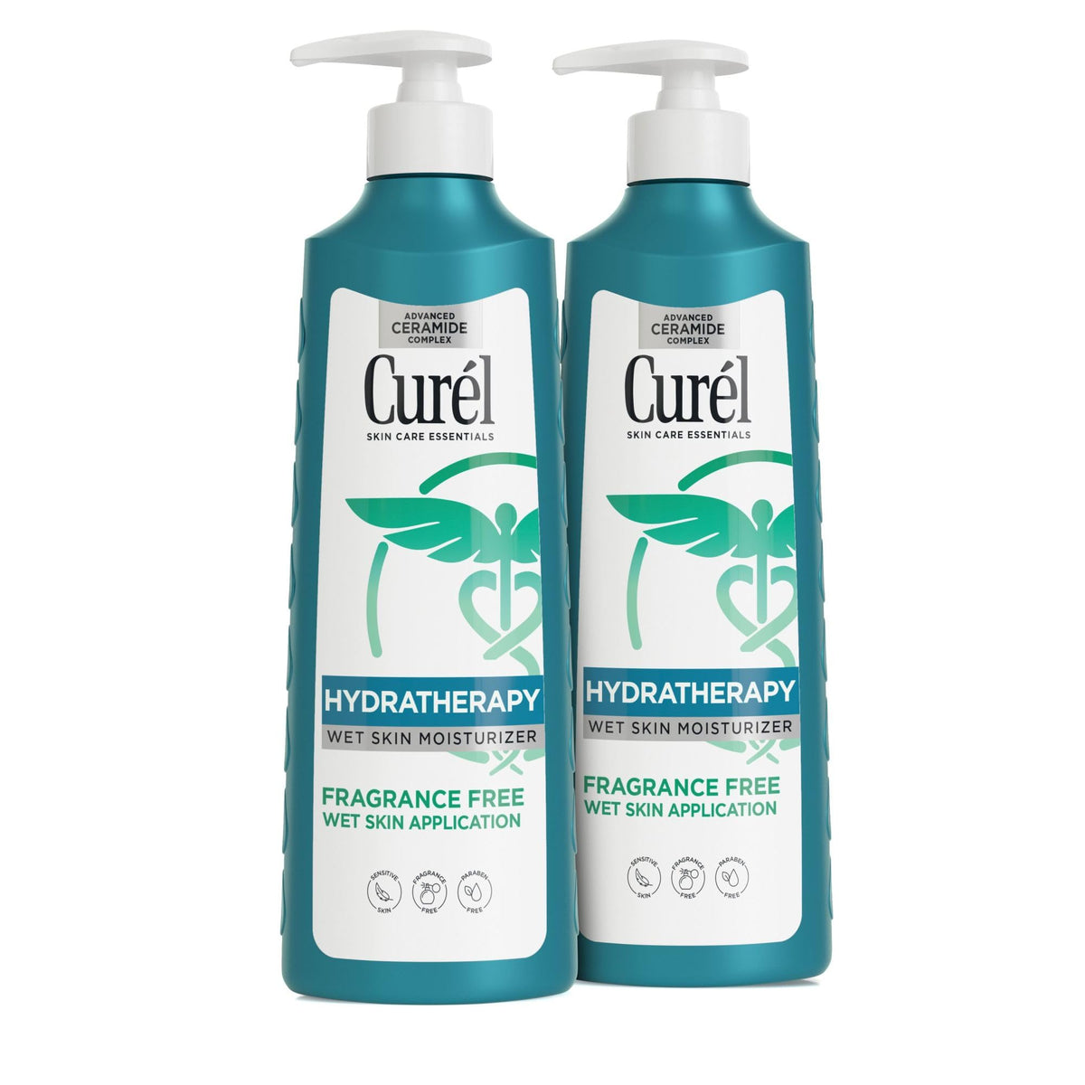 Curel Hydra Therapy In Shower Lotion, 12 Oz, Moisturizer For Dry Skin, Pack Of 2