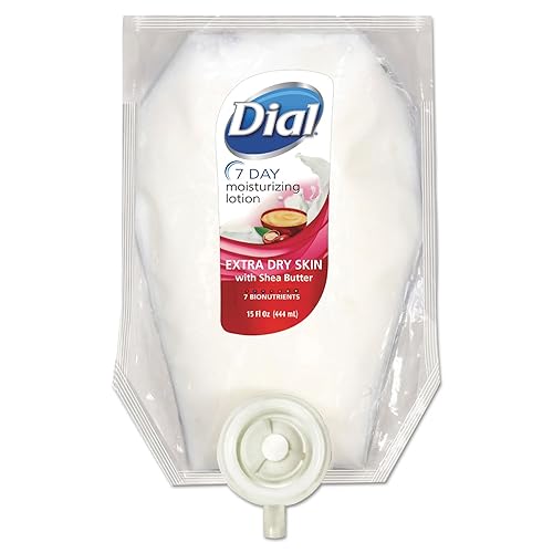 Dial Extra Dry 7-Day Moisturizing Lotion With Shea Butter, 15 Oz Refill