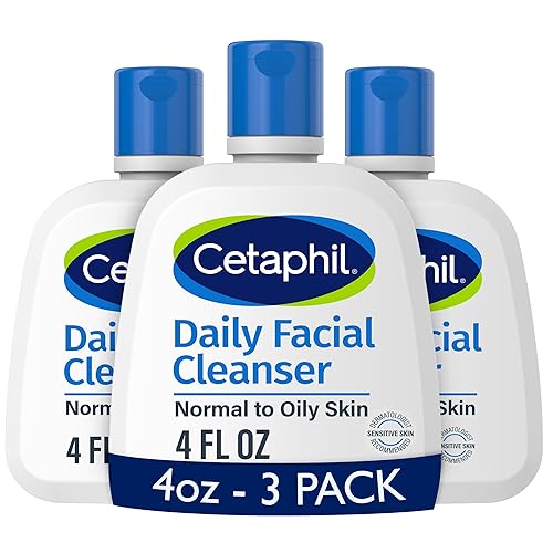 Cetaphil Gentle Foaming Face Wash For Sensitive Skin, 4 Oz (Pack Of 3), Soap Free, Hypoallergenic