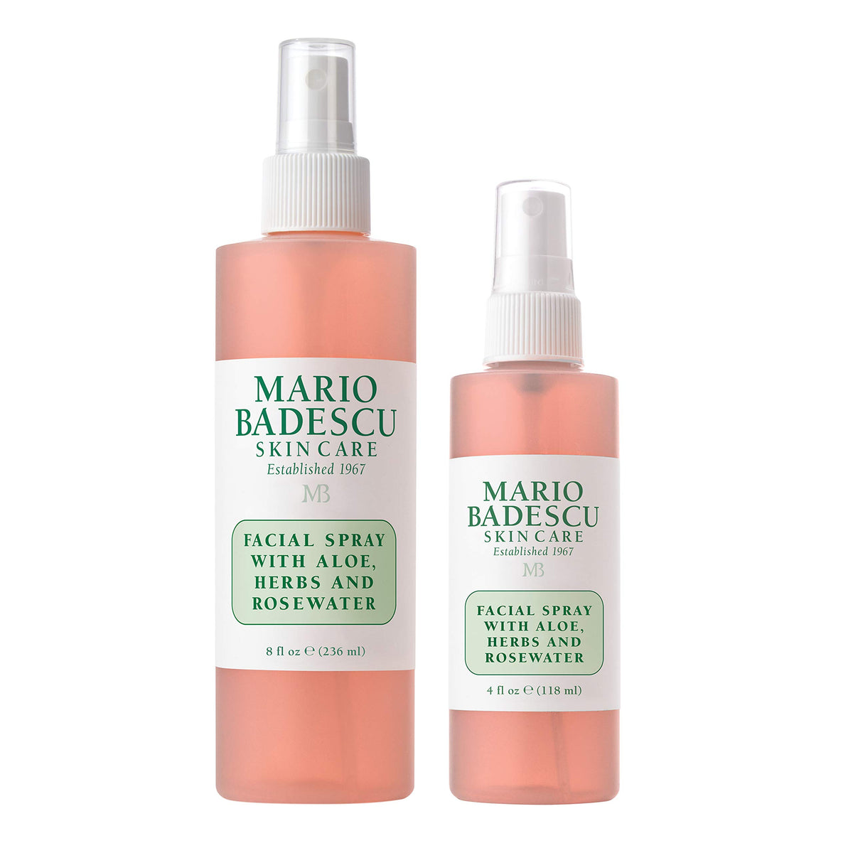 Mario Badescu Facial Spray With Aloe, Herbs & Rose Water - Hydrating Face Mist, 12 Fl Oz