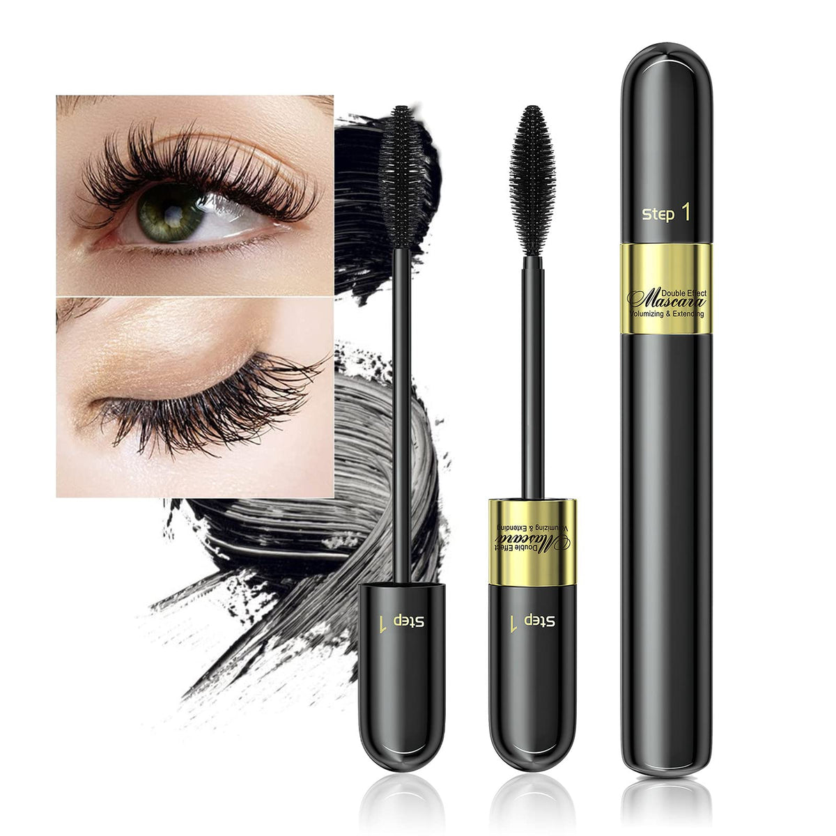 Ihrlpxkc Tubing Mascara - Waterproof, Smudge-Proof, Volumizing & Lengthening, 0.28 Fl