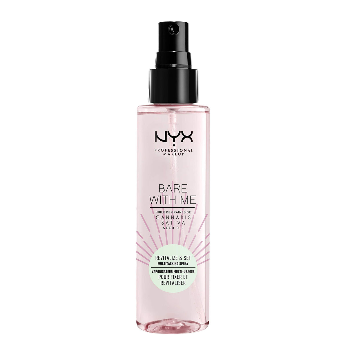 Nyx Professional Makeup Bare With Me Multitasking Primer & Setting Spray, 4.39 Fl Oz