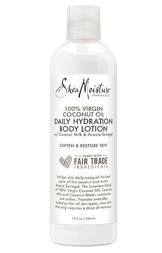 Sheamoisture 100% Virgin Coconut Oil Body Lotion - Daily Hydration, 13 Oz For Unisex