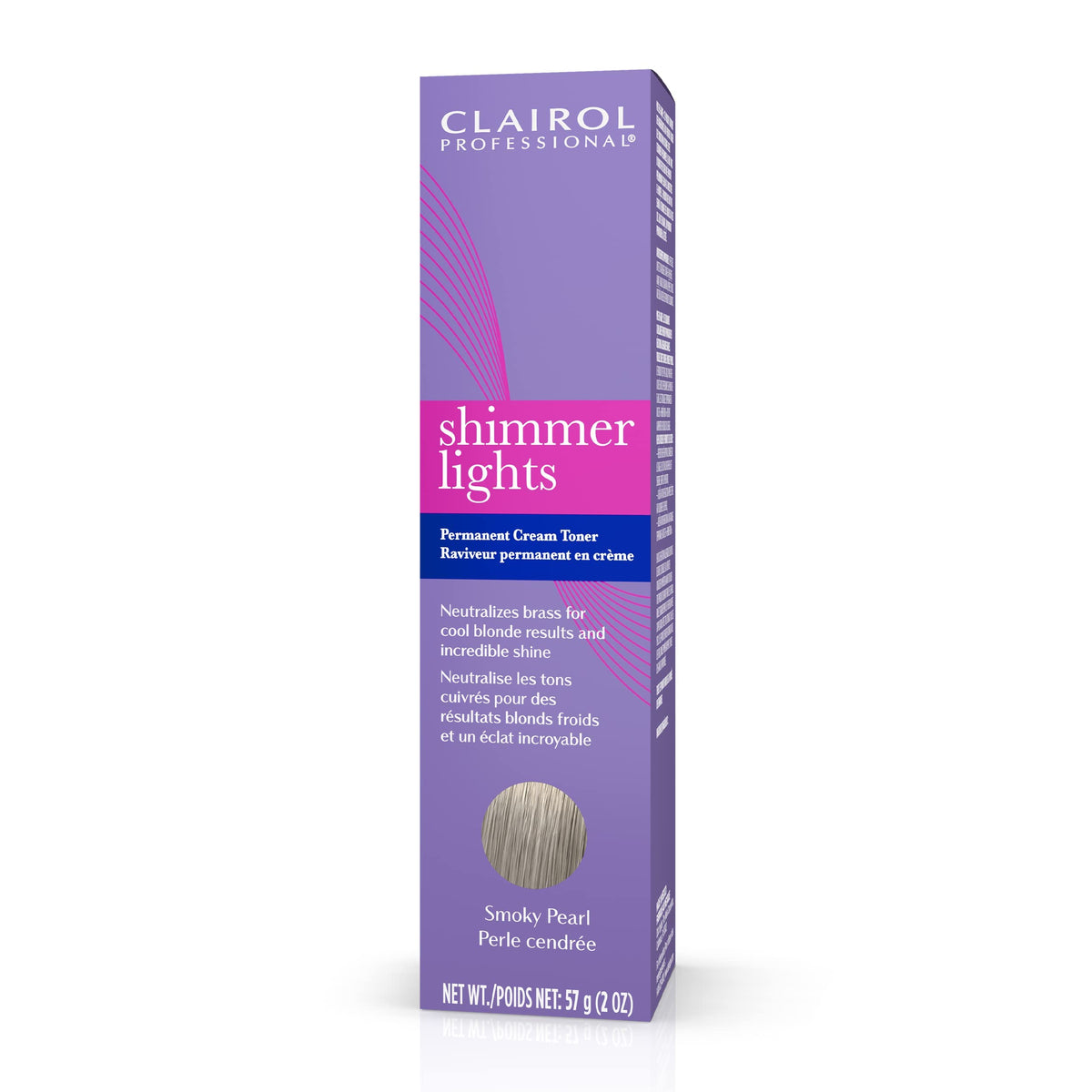 Clairol Professional Shimmer Lights Permanent Cream Toner - Smoky Pearl Hair Color