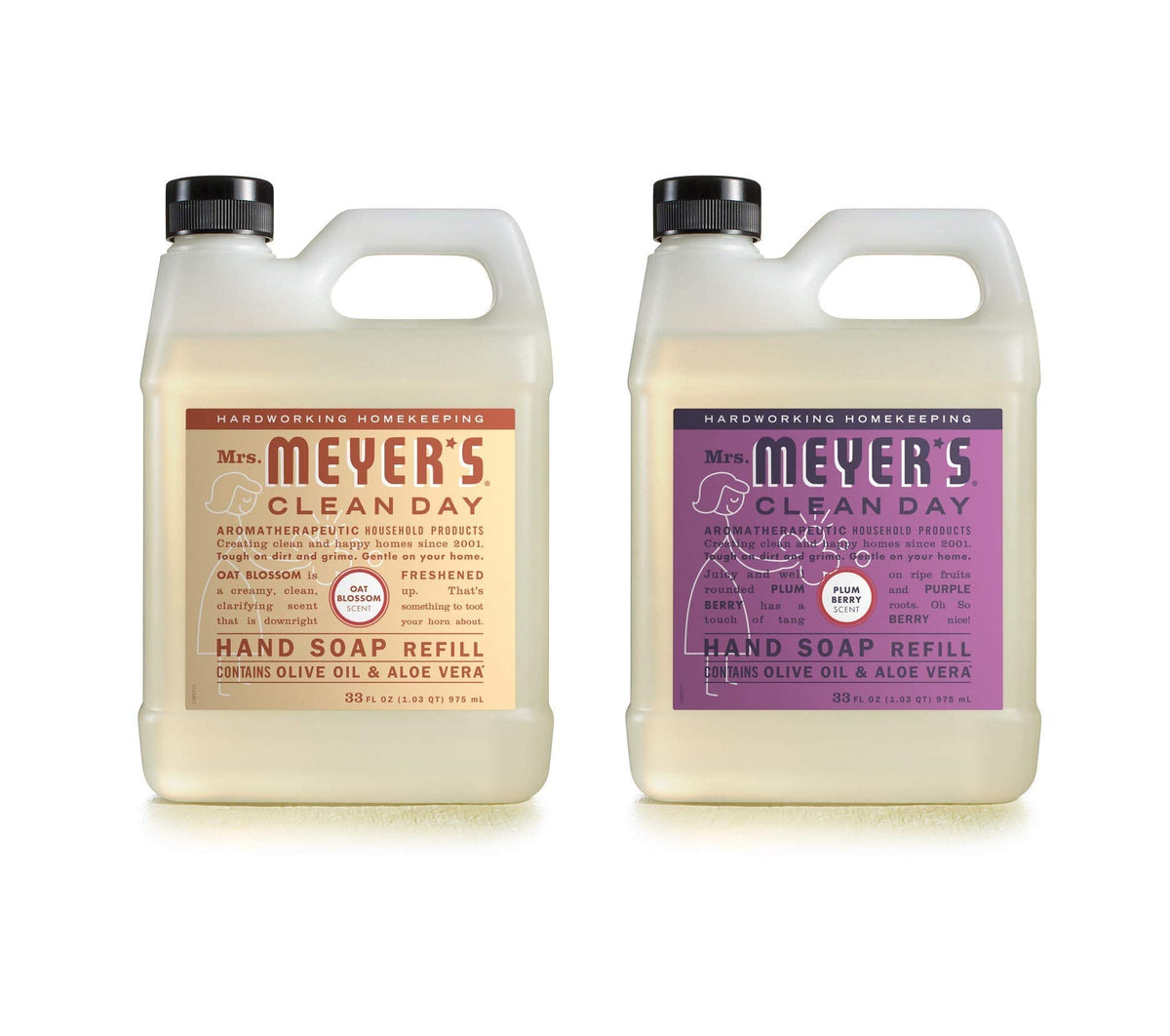 Mrs. Meyer'S Clean Day Variety Pack - Oat Blossom & Plumberry, 66 Fl Oz