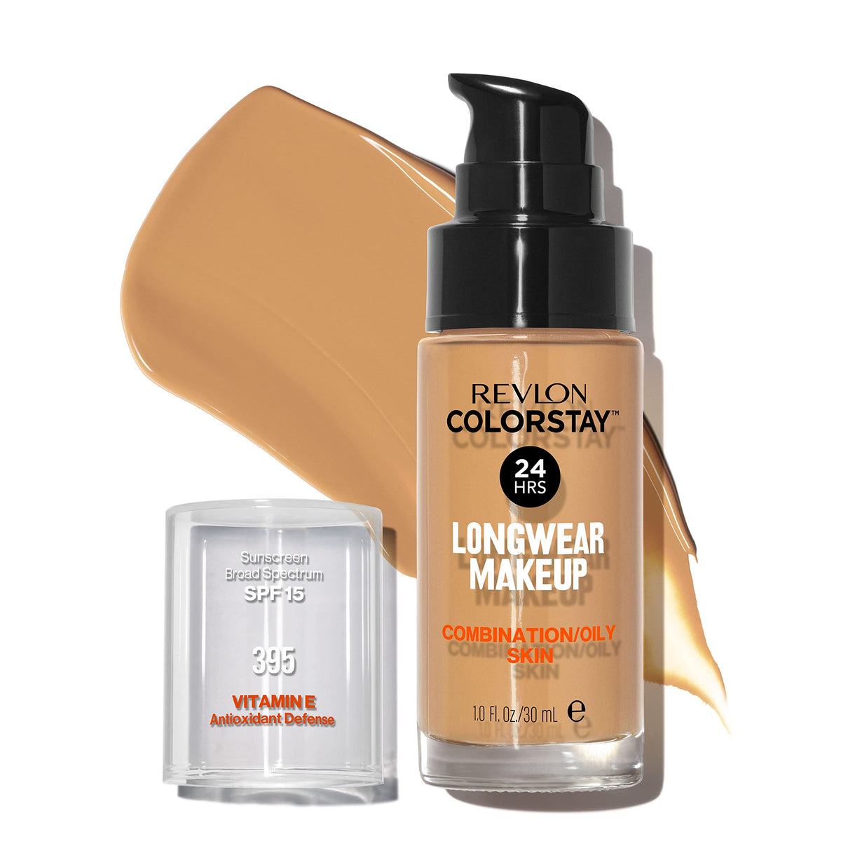 Revlon Colorstay Liquid Foundation For Oily Skin, Spf 15, Deep Honey, 1 Oz, Medium-Full Coverage