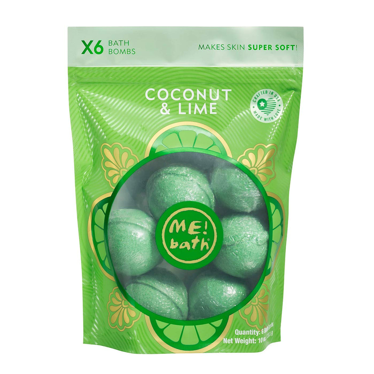 Me! Bath Coconut Lime Bath Soaks - 6Ct, 2Oz Each, Refreshing Bath Experience