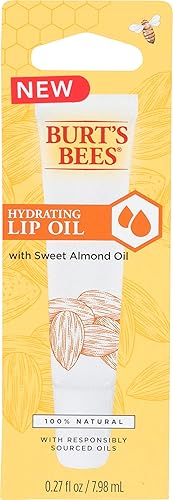 Burt'S Bees Hydrating Lip Oil With Sweet Almond Oil - 0.27 Fl Oz For Unisex