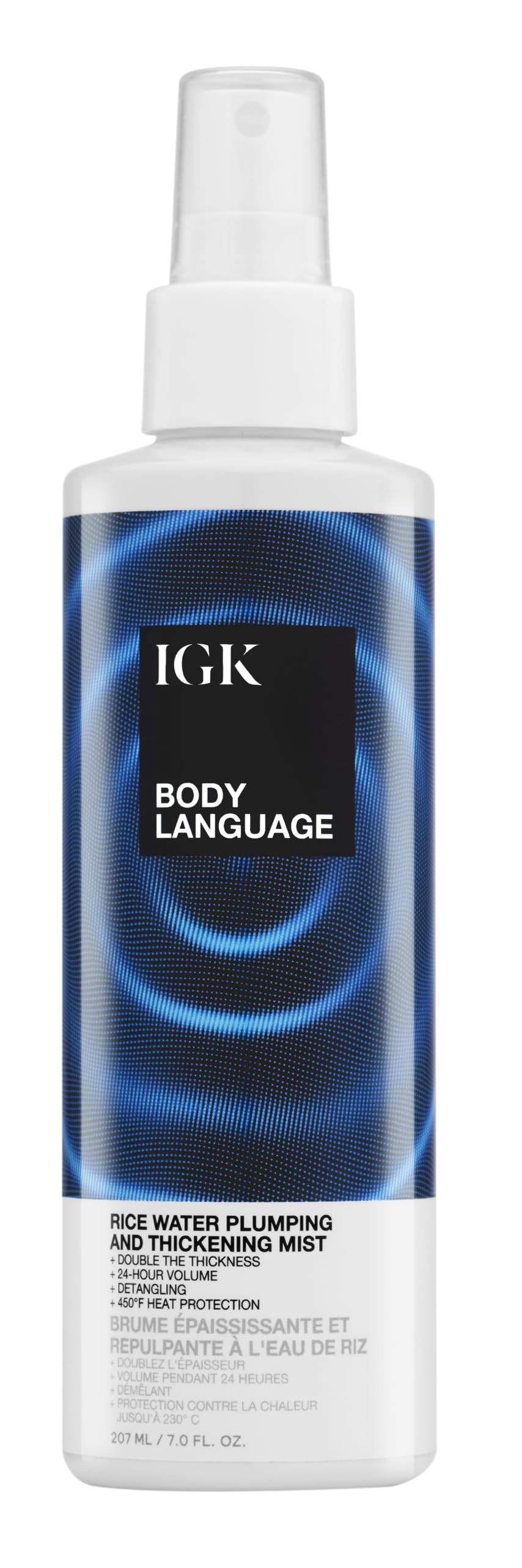 Igk Body Language Rice Water Plumpkin Thickening Mist - 7 Fl Oz, Translucent, Hair Care