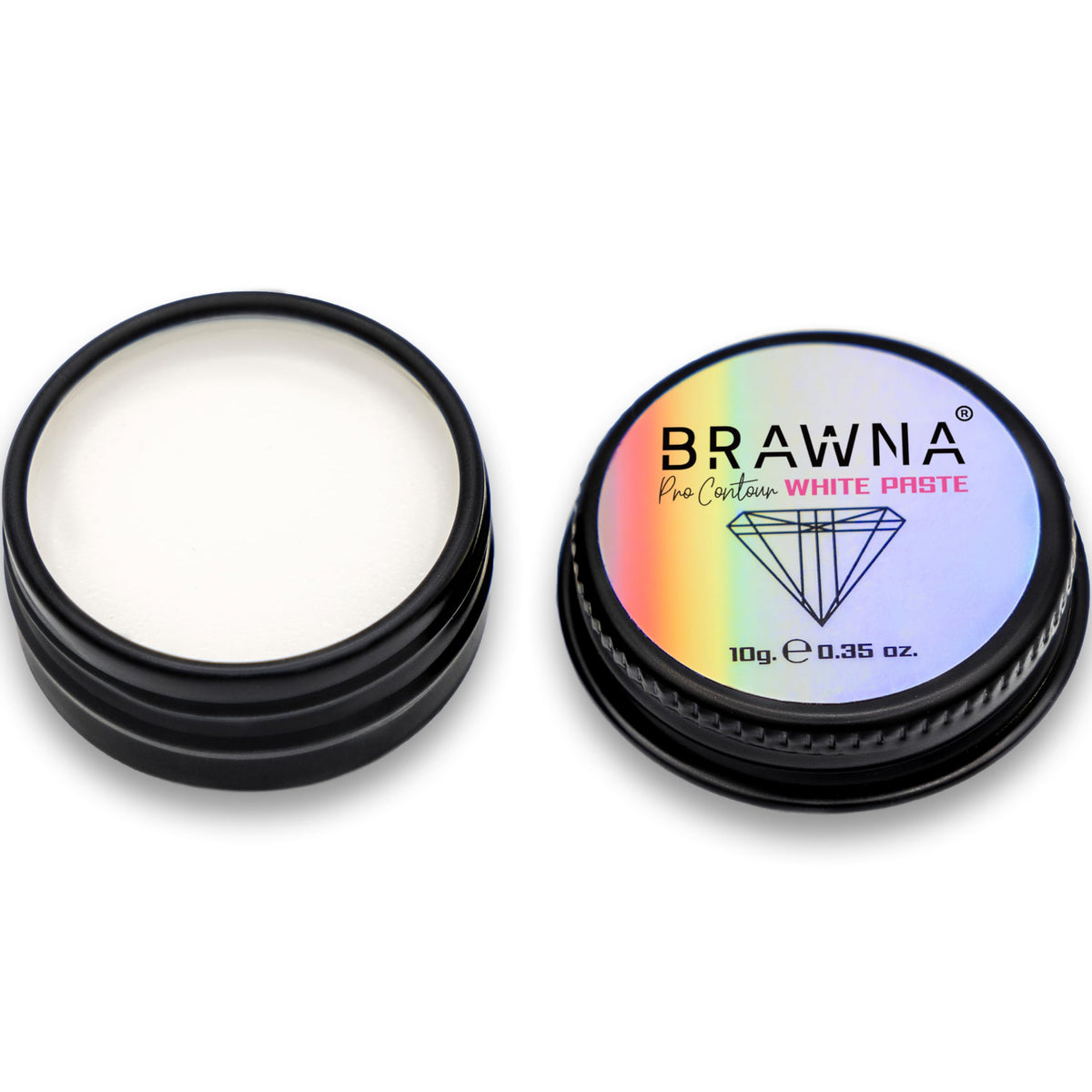 Brawna Pro Contour White Mapping Paste - Brow & Lip Measuring Concealer For Pmu & Tint