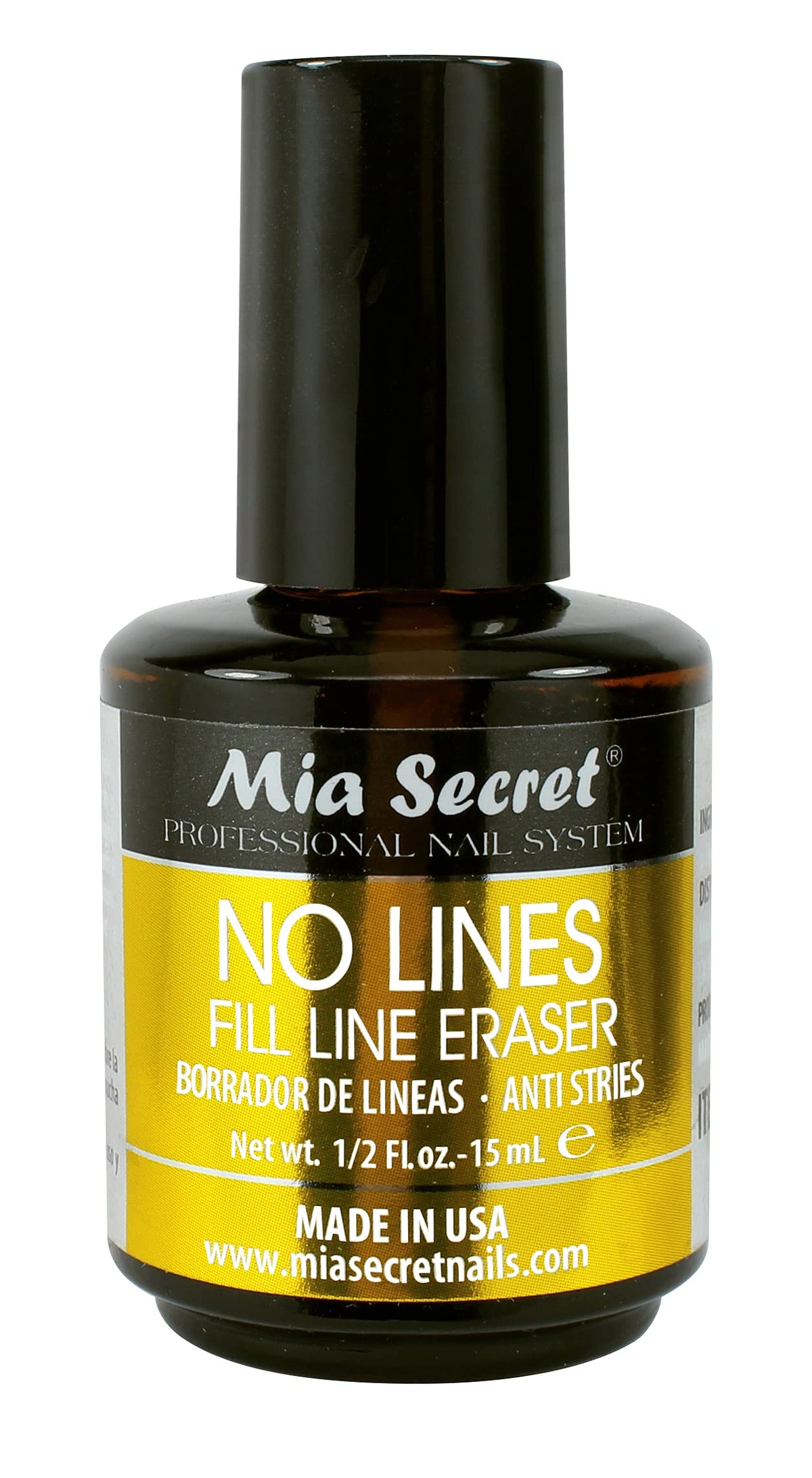 Mia Secret No Lines Fill Line Eraser - Acrylic Nail System, 0.5 Fl Oz, Made In Usa