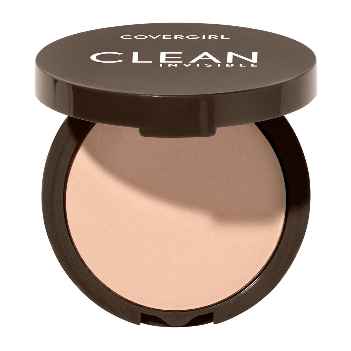 Covergirl Clean Invisible Pressed Powder, Lightweight Vegan, 120 Creamy Natural, 0.38Oz