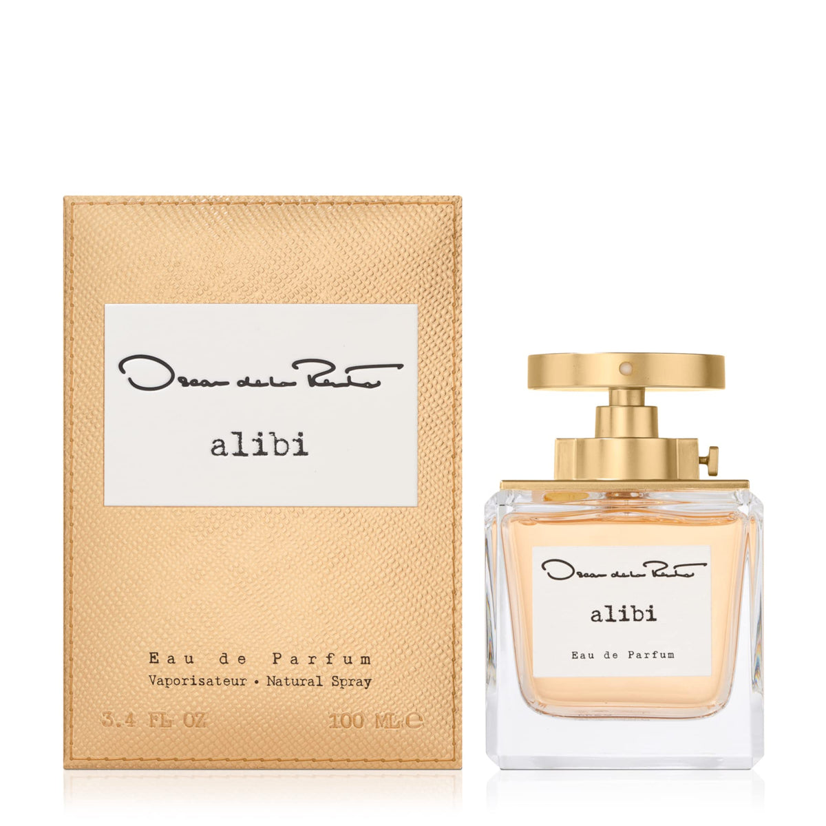 Oscar de la Renta Alibi Eau de Parfum Spray for Women, 3.4 Fl Oz - Luxurious Gold Fragrance