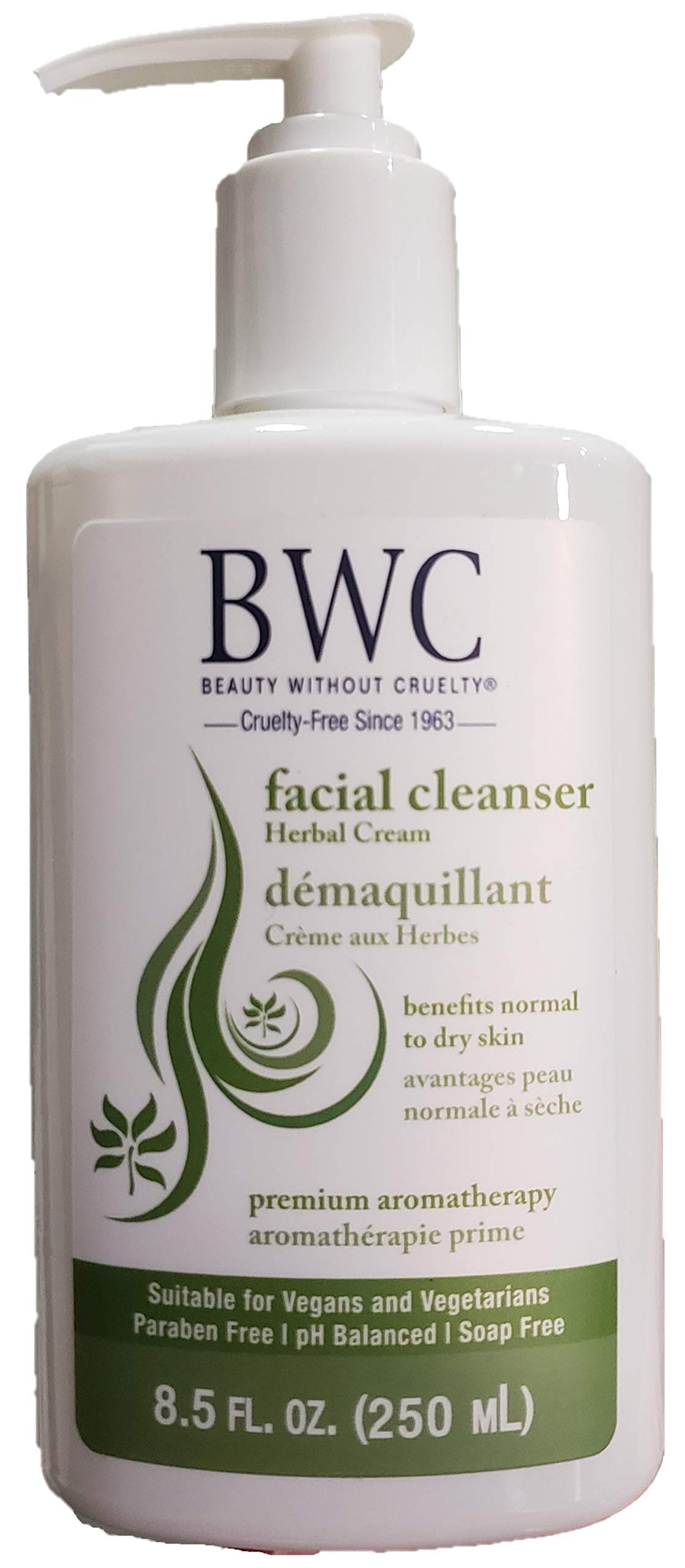 Beauty Without Cruelty Herbal Cream Facial Cleanser - 1 Count, Gentle & Effective Cleanser