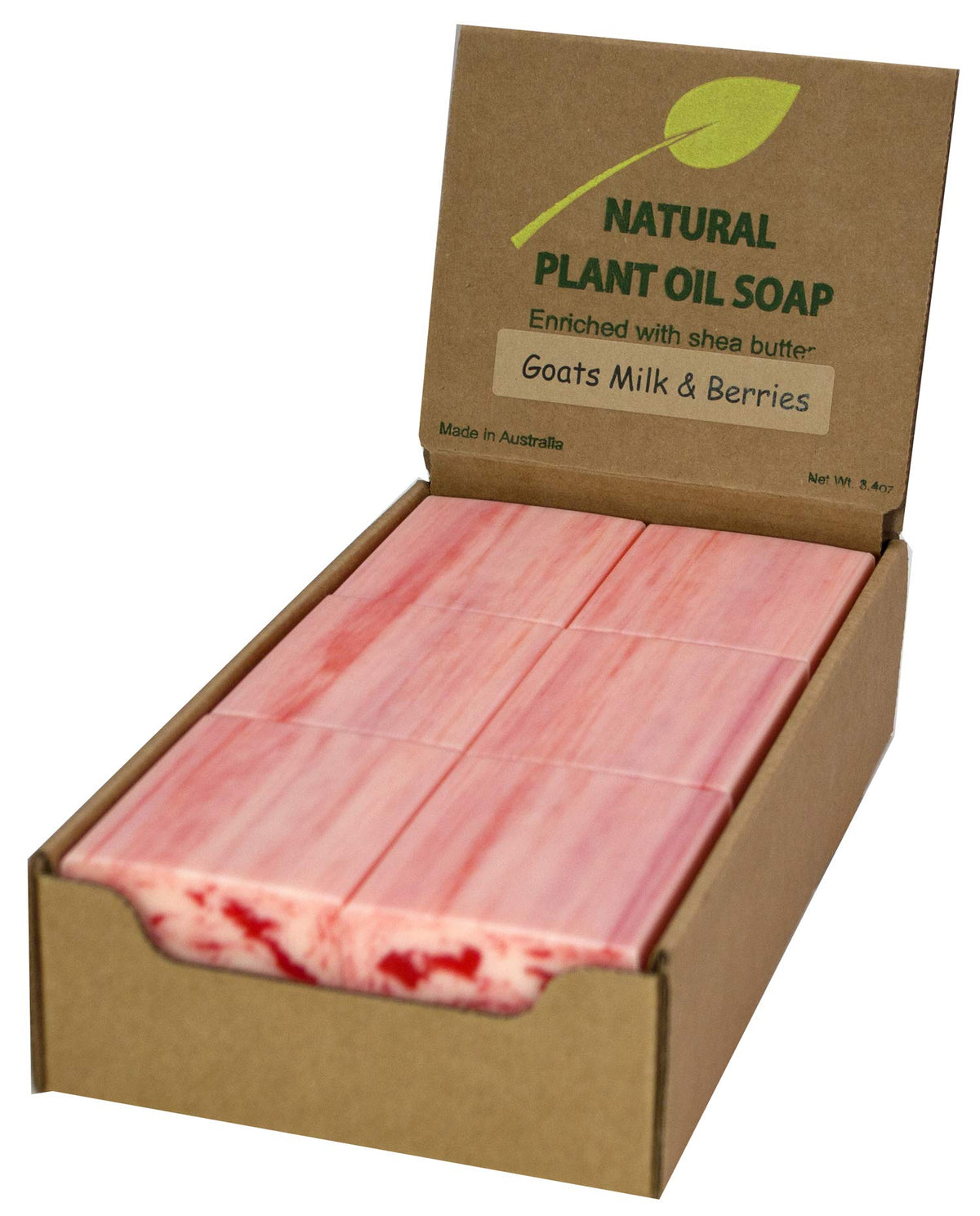 Simple Scents Australia Goats Milk & Berries Soap - 12 Natural Bars, 3.40 Oz Each