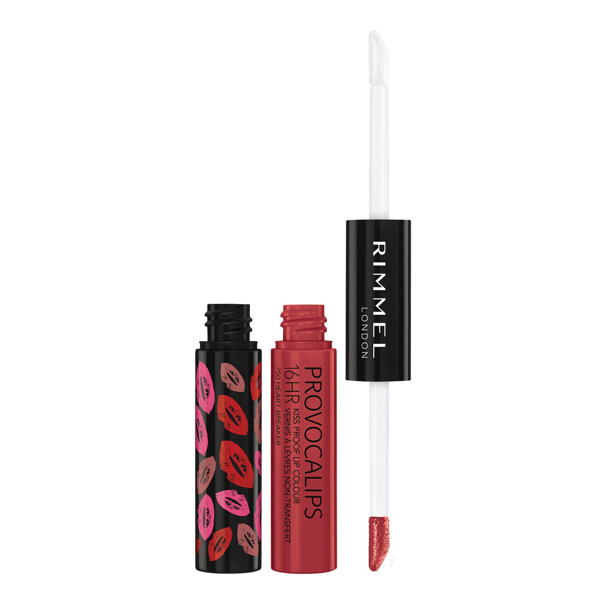 Rimmel London Provocalips 16Hr Kiss-Proof Lip Color, Heart Breaker, 0.14 Fl Oz Liquid Lipstick