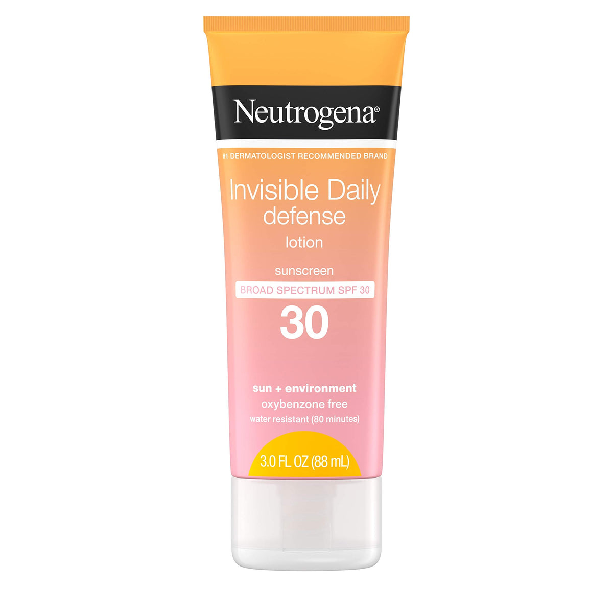 Neutrogena Invisible Daily Defense Sunscreen Lotion Spf 30, Oxybenzone-Free, 3 Fl Oz