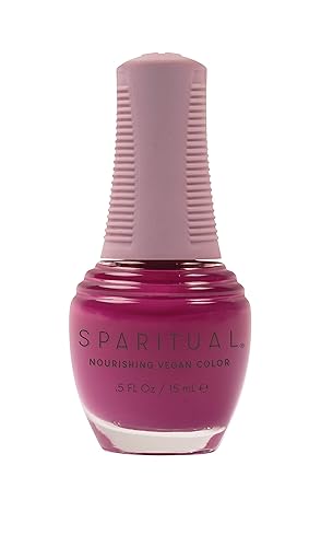 SpaRitual Nourishing Vegan Nail Polish - In the Flow, 0.5 Fl Oz, One-Step Formula