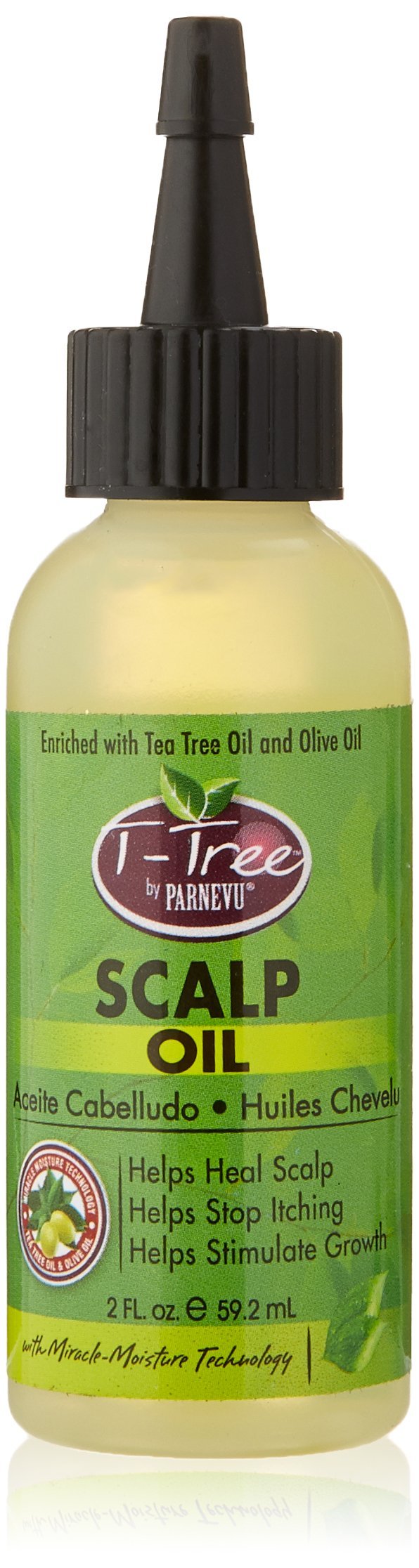 Parnevu T-Tree Scalp & Growth Oil, 2 Fl Oz - Nourishing Hair Treatment For Healthy Scalp