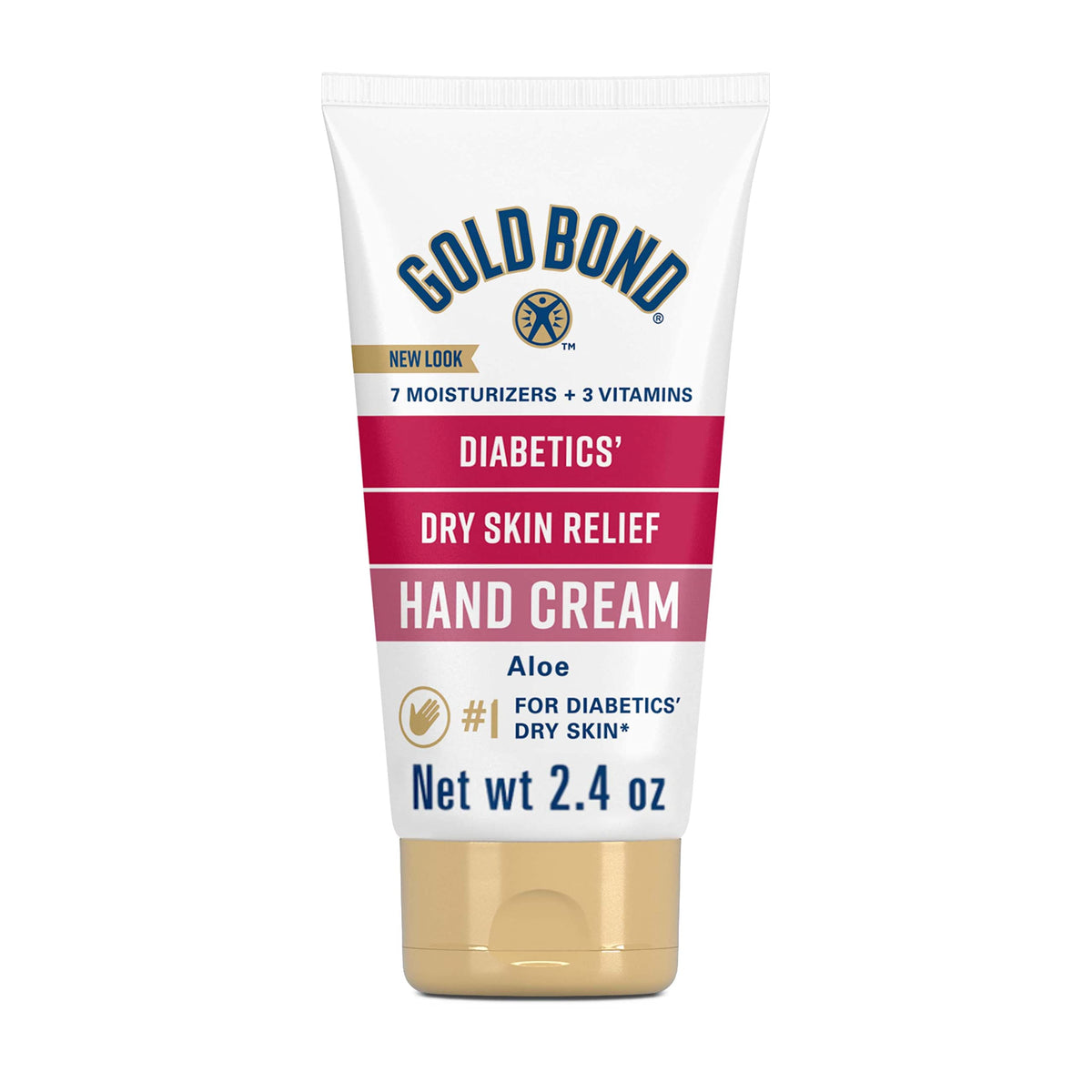 Gold Bond Diabetics' Dry Skin Relief Hand Cream With Aloe, 2.4 Oz - Moisturizing & Soothing