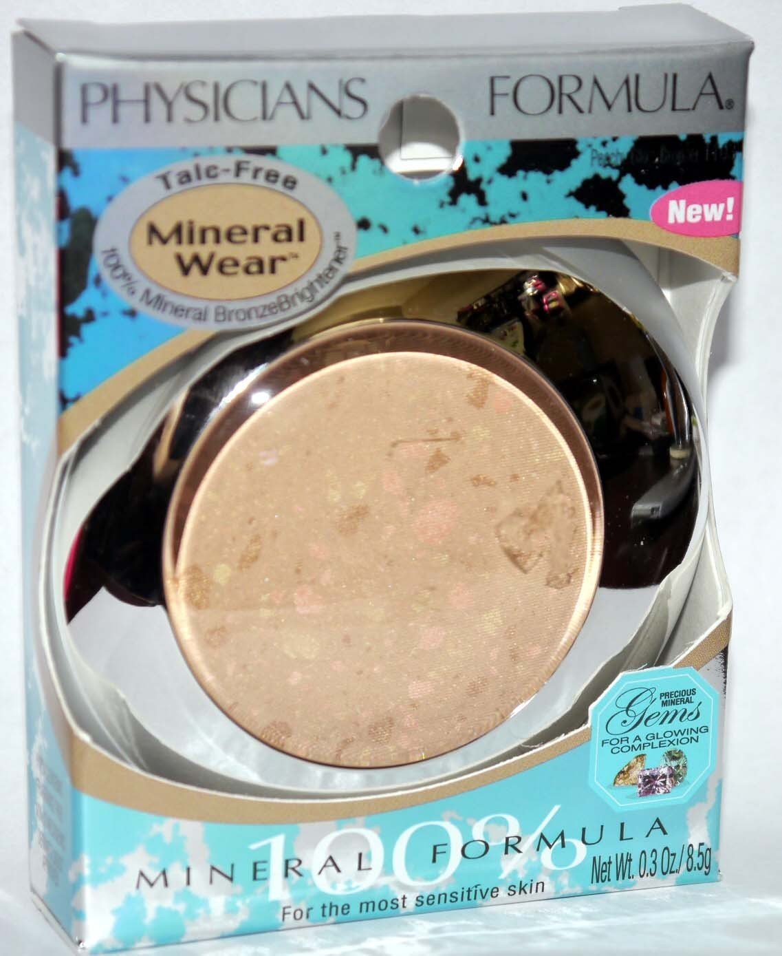 Physicians Formula Mineral Wear 100% Mineral Bronzer - Peach Glow, 0.3 Oz