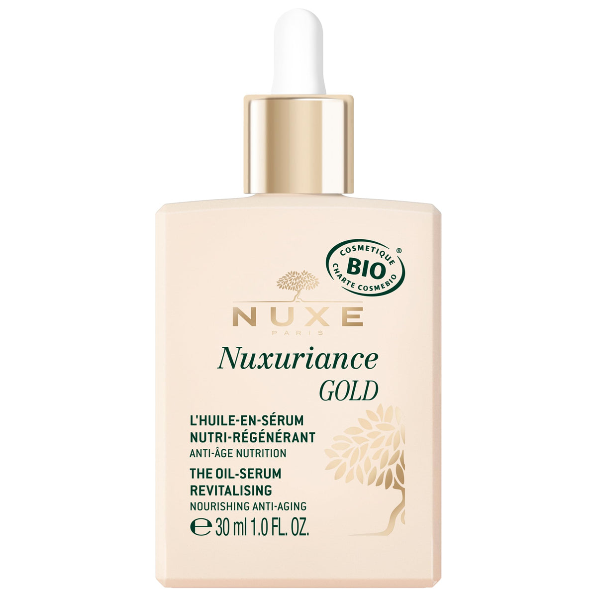 Nuxe Nuxuriance Gold Oil-Serum, Age-Defying Hydration With Rice Extract, 1 Fl. Oz.