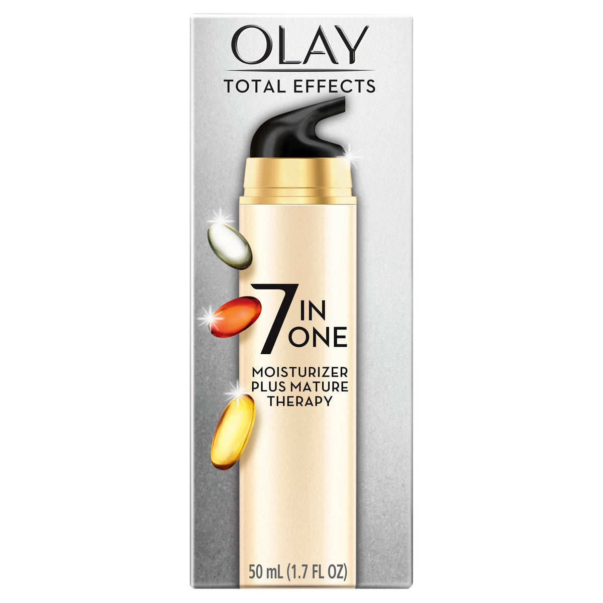 Olay Total Effects 7-In-1 Face Moisturizer For Mature Skin, Beige, 1.7 Fl Oz