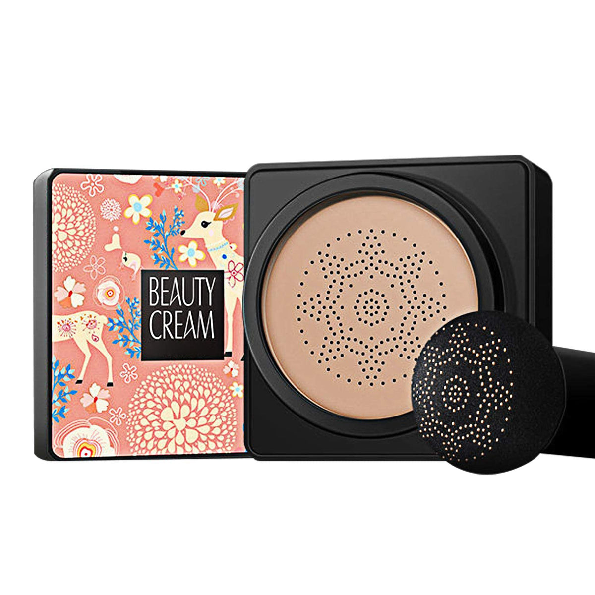 Gl-Turelifes Apricot Mushroom Head Air Cushion Foundation Bb Cream - Moisturizing & Lightweight