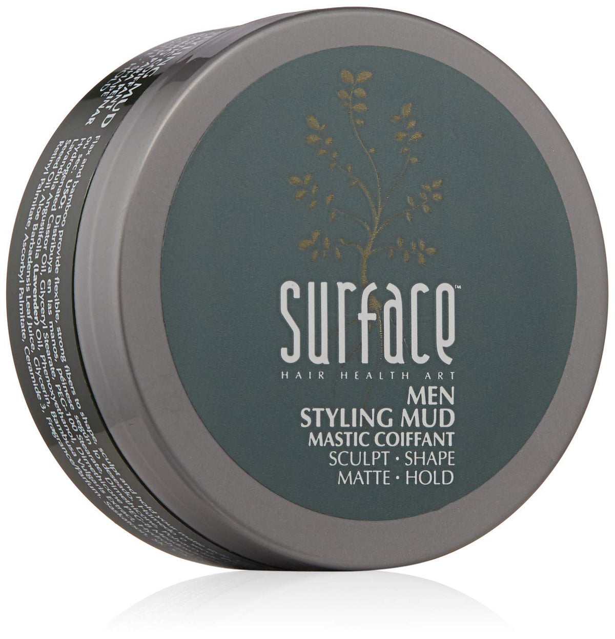 Surface Hair Styling Mud For Men, Matte Finish, 2.25 Oz - Shape, Sculpt & Hold