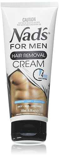 Nad'S For Men Hair Removal Cream, 6.8 Oz (Pack Of 2) - Smooth Skin Formula