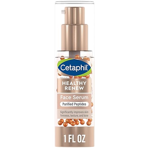 Cetaphil Healthy Renew Anti Aging Face Serum With Niacinamide & Peptides, Fragrance Free, 1 Oz