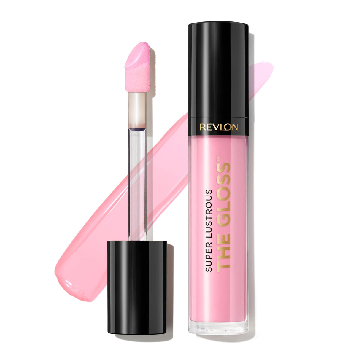 Revlon Super Lustrous Lip Gloss, Non-Sticky, High Shine, 207 Pink Sky, 0.13 Oz