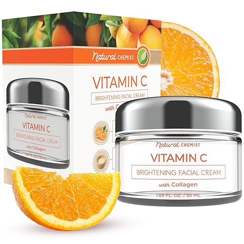 Natural Chemist Vitamin C & Collagen Face Moisturizer - Firming, Brightening, 1.69 Fl. Oz