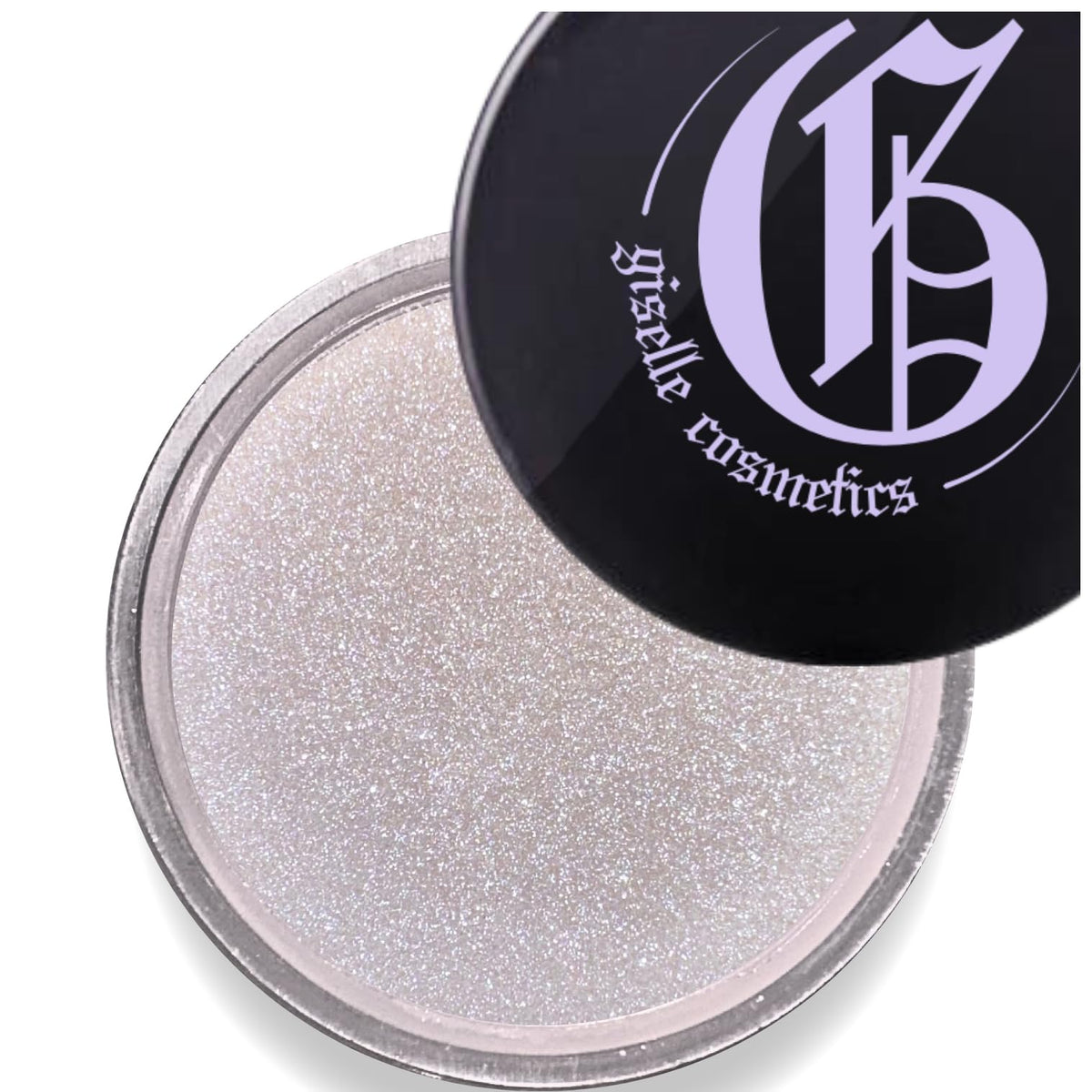 Giselle Cosmetics White Sapphire Eyeshadow Palette - Glitter & Matte Mineral Shades, 0.11 Oz