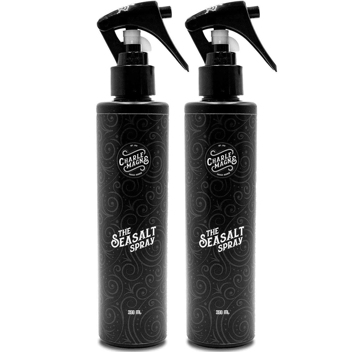 Charlemagne Sea Salt Spray For Hair - Texturizing & Volumizing - 2 Pack (200Ml)