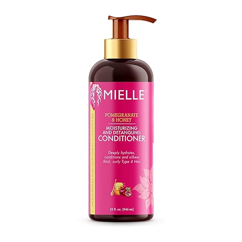 Mielle Organics Pomegranate & Honey Conditioner For Dry, Curly, Frizzy Hair - 32 Fl Oz