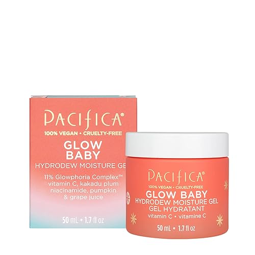 Pacifica Glow Baby Hydrodew Gel Moisturizer, Vitamin C & Niacinamide, Vegan, 1.7 Fl Oz