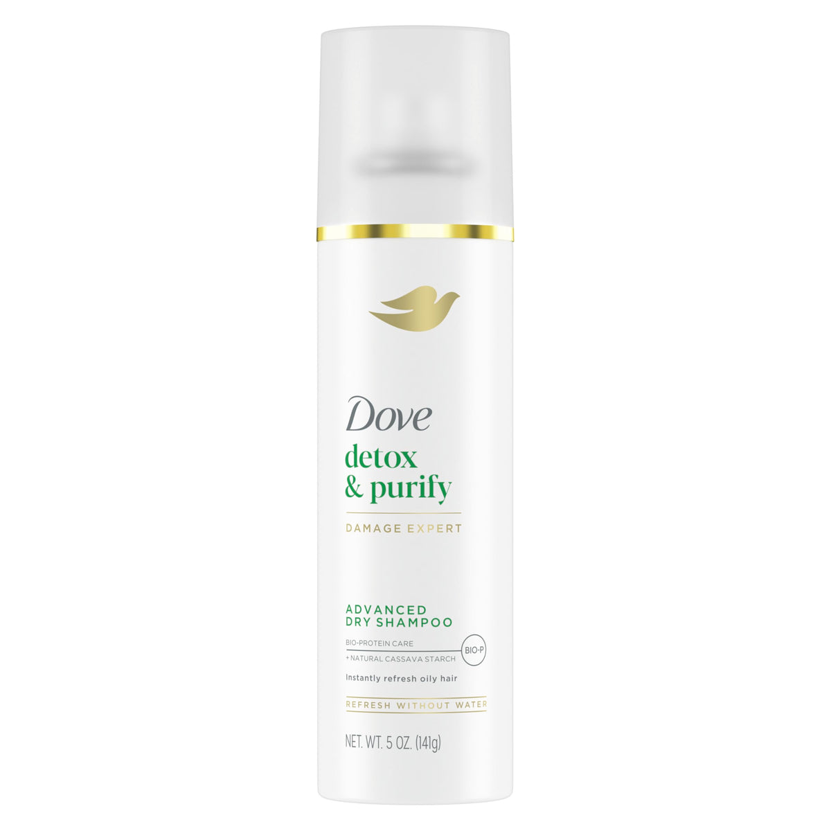 Dove Advanced Dry Shampoo, 4 Fl Oz - Detox & Purify, Instantly Absorbs Oil & Refreshes Hair