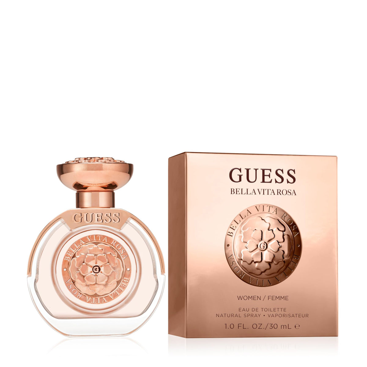 Guess Bella Vita Rosa Eau De Toilette Spray, 1 Fl Oz - Floral Fragrance For Women