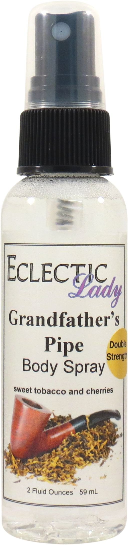 Eclectic Lady Grandfather'S Pipe Body Spray, 2Oz Double Strength Cologne For Men & Women