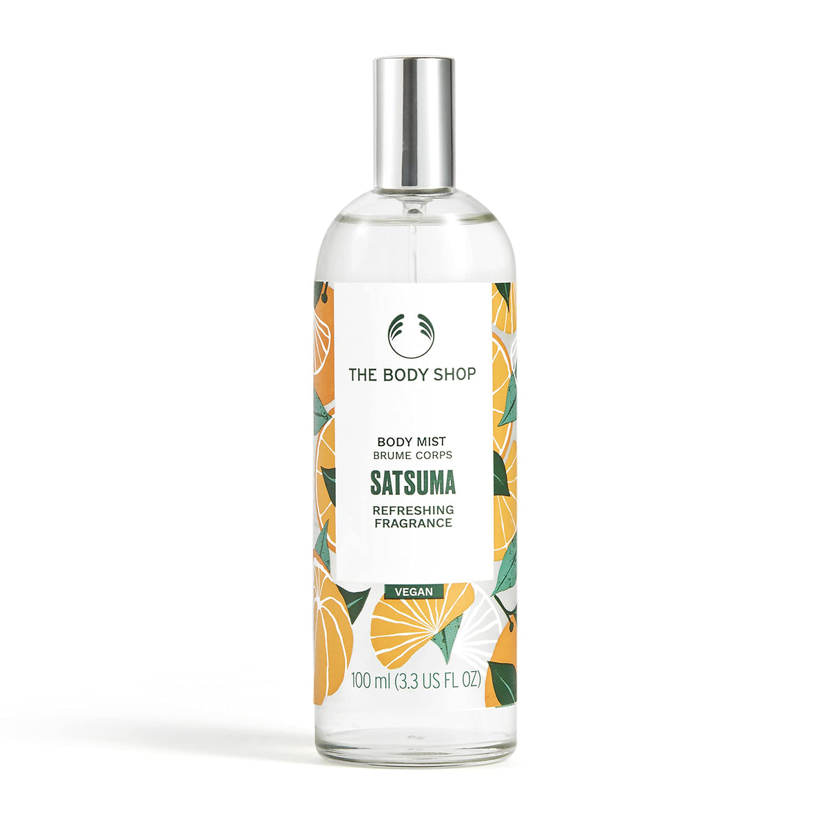 The Body Shop Satsuma Body Mist - Vegan Citrus Refreshing Spray, 3.3 Oz