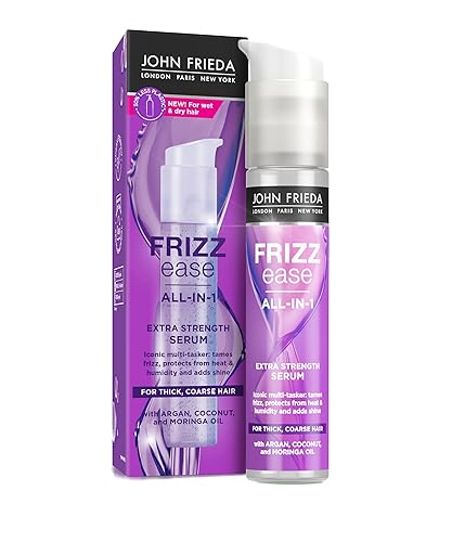 John Frieda Frizz-Ease Extra Strength Hair Serum, 1.69 Fl Oz - 6 Effects for Frizz Control