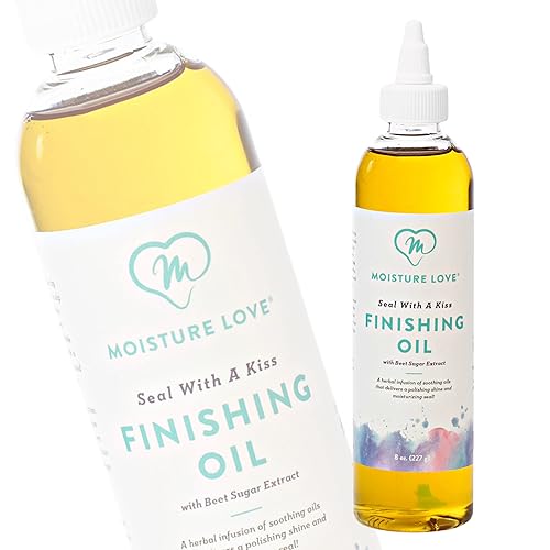 Moisture Love Finishing Oil For Curly Hair - Argan & Castor Oil, Sulfate Free, 8Oz