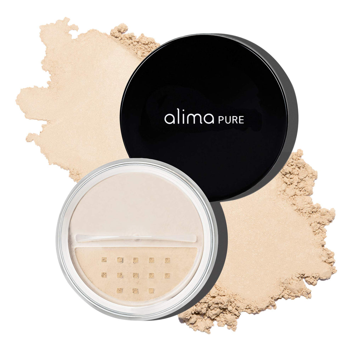 Alima Pure Matte Foundation - Olive 1 Loose Mineral Powder, Oil Free, Full Coverage, 0.23 Oz