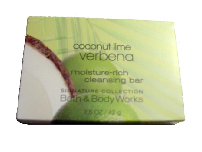 Bath & Body Works Coconut Lime Verbena Cleansing Soap - 12 Bars, 18Oz Total