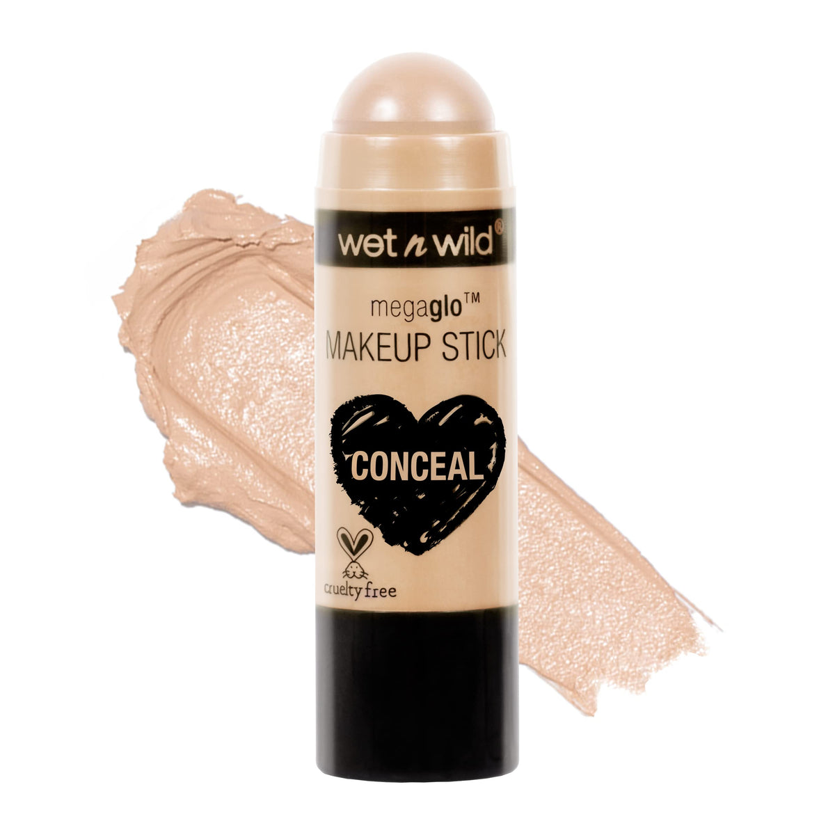 Wet N Wild Megaglo Makeup Stick - Buildable Color, Cruelty-Free Vegan, Nude For Thought