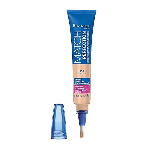 Rimmel Match Perfection Concealer & Highlighter, Fair Light, 0.23 Oz - 2-In-1 Makeup