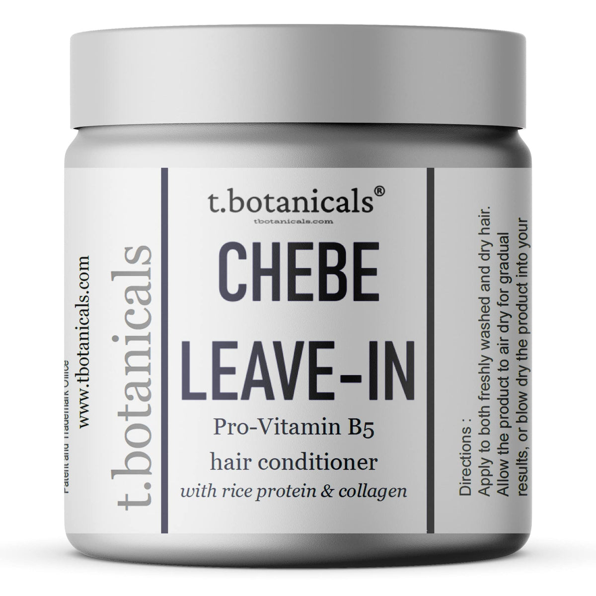 T.Botanicals Chebe Leave In Conditioner, Hair Growth, Provitamin B5, Lavender, 8 Oz